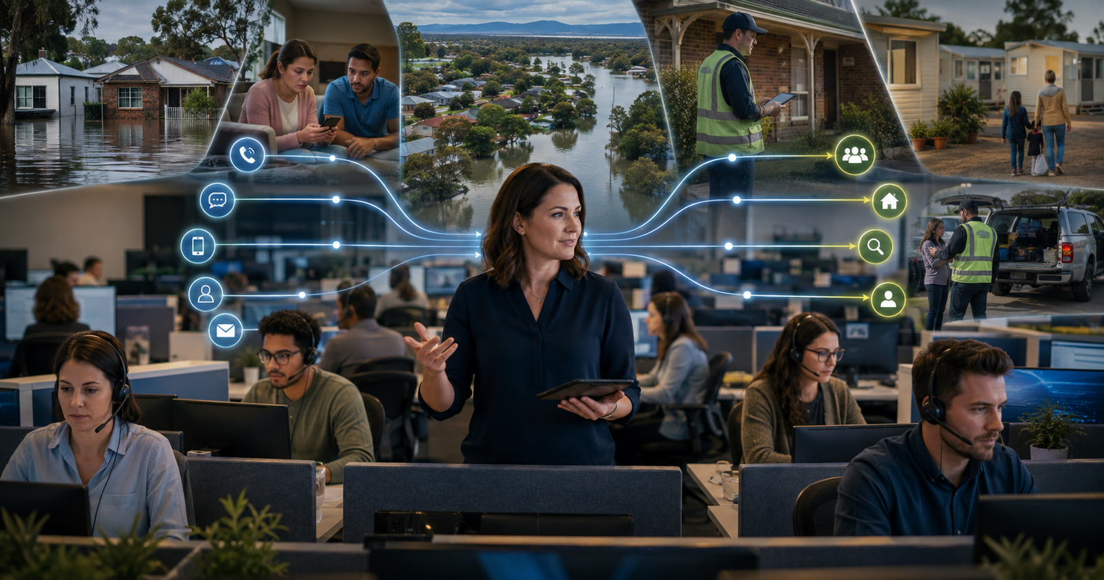 Managing Insurance Customer Enquiries During Australian Flood Events